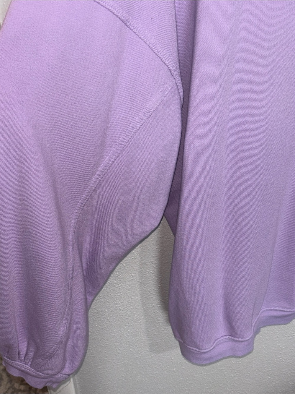 aerie Lavender "Keep It Real" Pullover Sweatshirt (size x-Large) - Picture 4 of 9